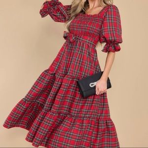 Red Dress Boutique Tartan Dress